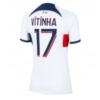 Zenski Nogometni Dres Paris Saint-Germain Vitinha Ferreira #17 Gostujuci 2023-24 Kratak Rukav